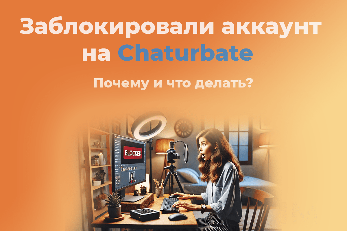 Заблокировали аккаунт на Chaturbate - Почему и что делать?